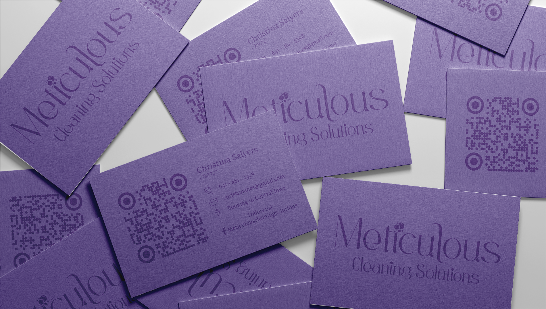 Meticulou Cleaning Solutions Business Card